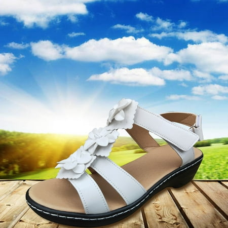 Sandals Women Women S Fashion Summer Hollow Wedge Fish Mouth Flower Casual Comfortable Sandals Womens Sandals Pu White 37
Sandals Women Women S Fashion Summer Hollow Wedge Fish Mouth Flower Casual Comfortable Sandals Womens Sandals Pu White 37