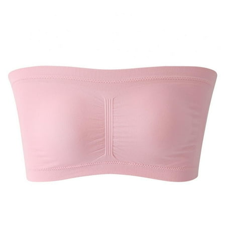 Baywell Women Bandeau Bra Padded Strapless Brarette Bra Seamless Bandeau Tube Top Bra Pink 34/75CD 36/80AB
Baywell Women Bandeau Bra Padded Strapless Brarette Bra Seamless Bandeau Tube Top Bra Pink 34/75CD 36/80AB