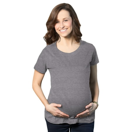Women s Maternity Shirt Comfortable Pregnancy Tee Plain Blank I m Pregnant Top
