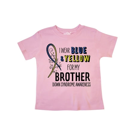 Inktastic I Wear Blue and Yellow for my Brother- Down Syndrome awareness Gift Toddler Boy or Toddler Girl T-Shirt
Inktastic I Wear Blue and Yellow for my Brother- Down Syndrome awareness Gift Toddler Boy or Toddler Girl T-Shirt