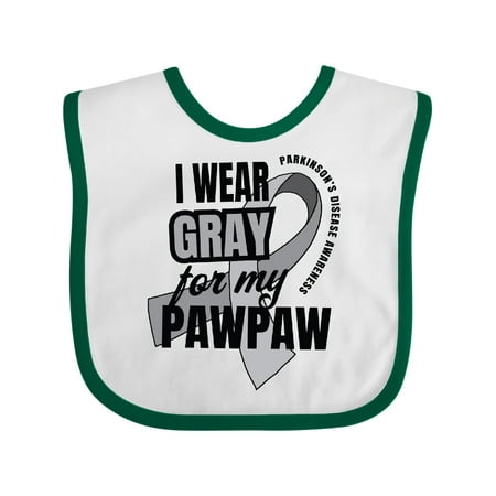 Inktastic I Wear Gray For My Pawpaw Parkinsons Disease Awareness Gift Baby Boy or Baby Girl Bib
Inktastic I Wear Gray For My Pawpaw Parkinsons Disease Awareness Gift Baby Boy or Baby Girl Bib
