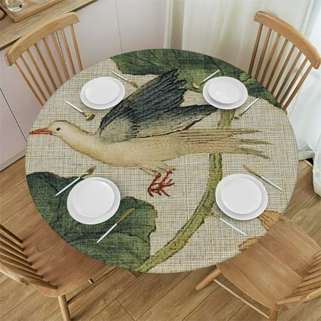 SHERONV Bird Flower Leaf Round Table Cover Stain Resistant Washable Indoor Outdoor Tablecloth Kitchen Dining Wedding Parties 100% Polyester Full Width Single-Sided Printing Outdoor Fitted 31 -35
SHERONV Bird Flower Leaf Round Table Cover Stain Resistant Washable Indoor Outdoor Tablecloth Kitchen Dining Wedding Parties 100% Polyester Full Width Single-Sided Printing Outdoor Fitted 31 -35