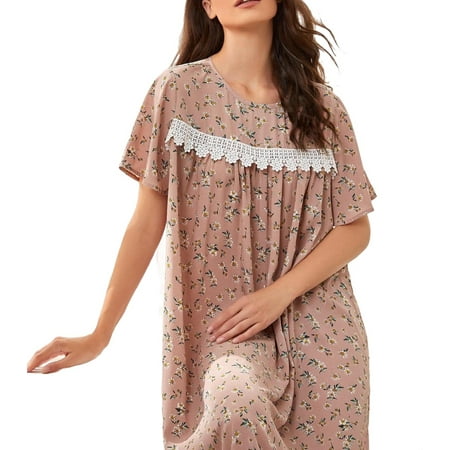 Casual Ditsy Floral PrintRound Neck Nightgowns Short Sleeve Multicolor Womens Nightgowns & Sleepshirts (Women s)
Casual Ditsy Floral PrintRound Neck Nightgowns Short Sleeve Multicolor Womens Nightgowns & Sleepshirts (Women s)