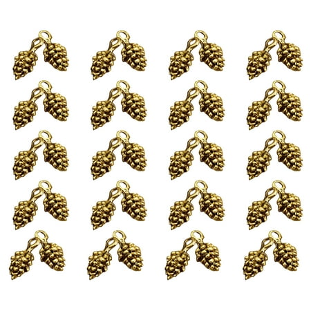 

Etereauty Pendants Charms Pendant Jewelry Pine Cone Dangle Charm Earring Making Findings Jewellery Pendent Bag Nuts Ring Key