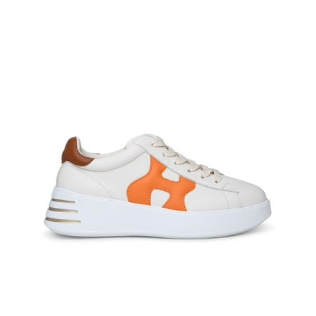 HOGAN Sneaker Rebel In Pelle Avorio
