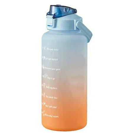 Motivational Water Bottle with Straw Time Marker & Handle Leakproof BPA Free Portable Water Jug 67oz
Motivational Water Bottle with Straw Time Marker & Handle Leakproof BPA Free Portable Water Jug 67oz