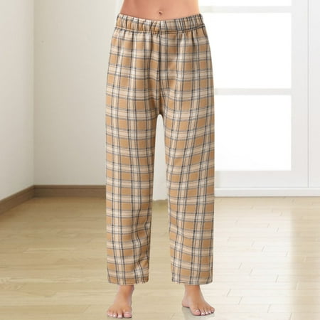 MRULIC pants for women Women Casual Plaid Pajama Pants Soft Pants Loose Homewear Sleepwear Pants Yellow + One size
MRULIC pants for women Women Casual Plaid Pajama Pants Soft Pants Loose Homewear Sleepwear Pants Yellow + One size