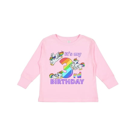 Inktastic It s My 3rd Birthday Unicorn Gift Toddler Boy or Toddler Girl Long Sleeve T-Shirt
Inktastic It s My 3rd Birthday Unicorn Gift Toddler Boy or Toddler Girl Long Sleeve T-Shirt