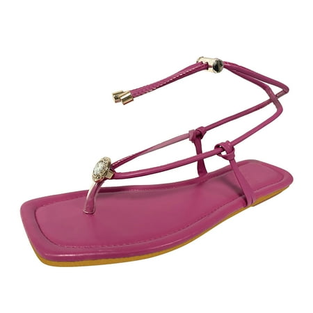 Fsqjgq Boho Sandals Women Heels Sandals Ladies Fashion Summer Solid Color Leather Rhinestone Flip Flops Beach Sandals Size 38 Pink
Fsqjgq Boho Sandals Women Heels Sandals Ladies Fashion Summer Solid Color Leather Rhinestone Flip Flops Beach Sandals Size 38 Pink