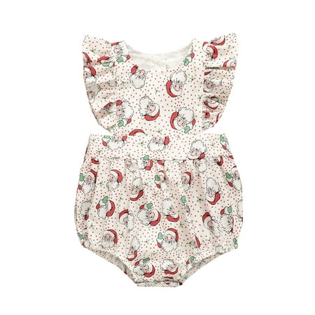 0-6Y Christmas Sister Matching Outfit Santa Printed Ruffled-Sleeve A-Line Dress/Sleeveless Backless Romper
0-6Y Christmas Sister Matching Outfit Santa Printed Ruffled-Sleeve A-Line Dress/Sleeveless Backless Romper
