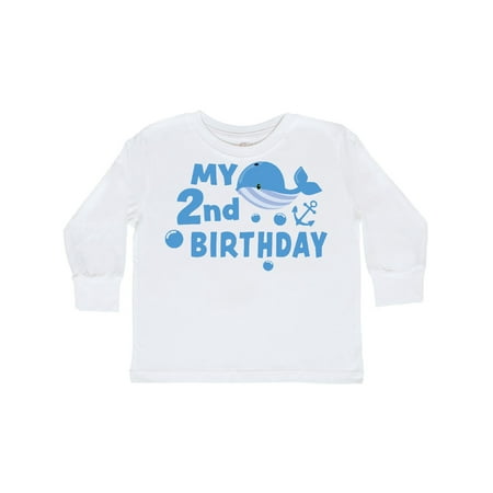 Inktastic Nautical My 2nd Birthday with Blue Whale Gift Toddler Boy or Toddler Girl Long Sleeve T-Shirt
Inktastic Nautical My 2nd Birthday with Blue Whale Gift Toddler Boy or Toddler Girl Long Sleeve T-Shirt