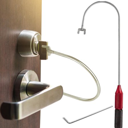 Ibaste Thumb Turn Lock Open Tool Unlocking Tool Set Household Hand Tool with Adjustable Handle Lock Pick Tool Stainless Steel Opening Tool for Garden Balcony delightful 
Ibaste Thumb Turn Lock Open Tool Unlocking Tool Set Household Hand Tool with Adjustable Handle Lock Pick Tool Stainless Steel Opening Tool for Garden Balcony delightful