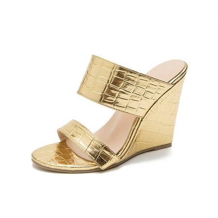 Womens Slippers Slippers House Slippers Summer High-heel Platform Slippers Snake Print Large Size Wedges Women s Shoes
Womens Slippers Slippers House Slippers Summer High-heel Platform Slippers Snake Print Large Size Wedges Women s Shoes