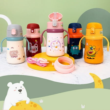 Honrane 360ML Thermal Cup with Handle Strap Food Grade Stainless Steel Animal Printing Insulated Baby Infant Bouncing Straw Cup for Trip
Honrane 360ML Thermal Cup with Handle Strap Food Grade Stainless Steel Animal Printing Insulated Baby Infant Bouncing Straw Cup for Trip