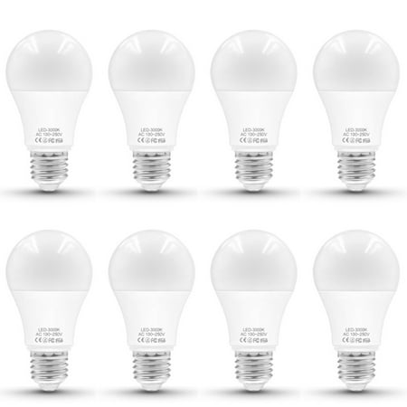 WELLHOME LED 9 Watt (60 Watt Equivalent) A19 E26 Medium Base Light Bulb Non-Dimmable 3000K Warm White 720 Lumens 8-Pack
WELLHOME LED 9 Watt (60 Watt Equivalent) A19 E26 Medium Base Light Bulb Non-Dimmable 3000K Warm White 720 Lumens 8-Pack