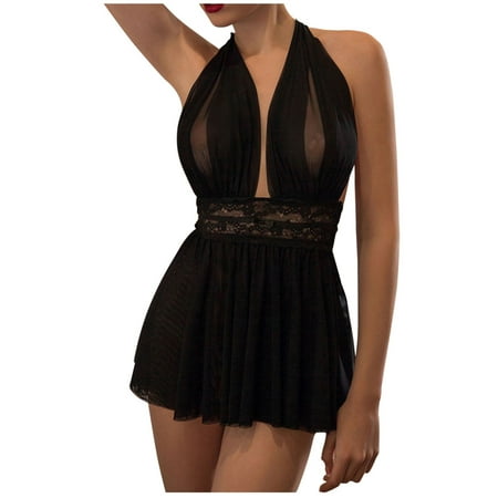 zuwimk Lingerie For Women Lingerie For Women Lace Nightgown Sleepwear Full Slip V-Neck Chemises Dress Black One Size
zuwimk Lingerie For Women Lingerie For Women Lace Nightgown Sleepwear Full Slip V-Neck Chemises Dress Black One Size