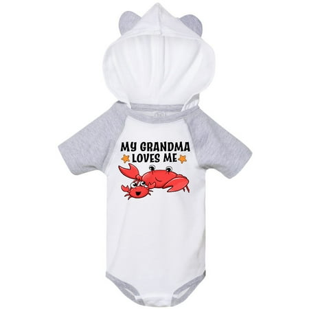 Inktastic My Grandma Loves Me- cute crab family Gift Baby Boy or Baby Girl Bodysuit
Inktastic My Grandma Loves Me- cute crab family Gift Baby Boy or Baby Girl Bodysuit