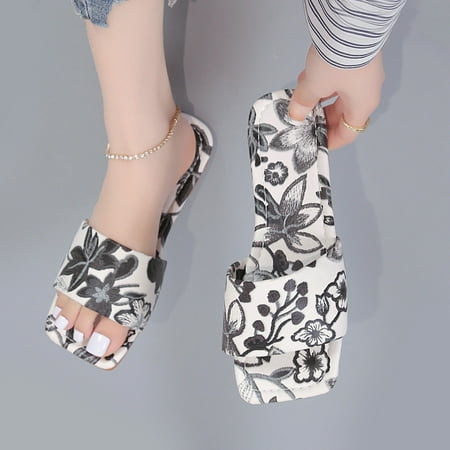 〖Yilirongyumm〗 Black 37 Slippers For Women Fashion Spring And Summer Women s Slippers Flat Flower Embroidered Lightweight Comfortable Beach Shoes
〖Yilirongyumm〗 Black 37 Slippers For Women Fashion Spring And Summer Women s Slippers Flat Flower Embroidered Lightweight Comfortable Beach Shoes