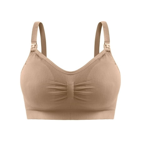 Niuer Ladies Bra Full Coverage Underwear Wirefree Bralette Removable Bralettes Wide Shoulder Straps Skin Color XL
Niuer Ladies Bra Full Coverage Underwear Wirefree Bralette Removable Bralettes Wide Shoulder Straps Skin Color XL