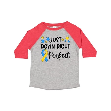 Inktastic Just Down RIght Perfect Down Syndrome Awareness Ribbon Gift Toddler Boy or Toddler Girl T-Shirt
Inktastic Just Down RIght Perfect Down Syndrome Awareness Ribbon Gift Toddler Boy or Toddler Girl T-Shirt