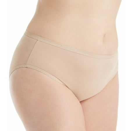 Women s Shadowline 11005P Plus Size Spandex Hipster Panty (Nude 2X)