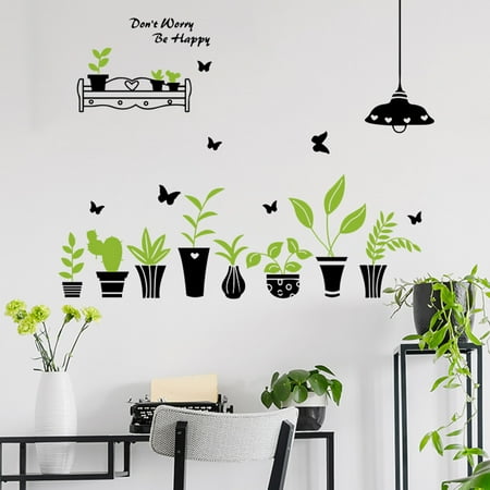 WOXINDA Green Potted Sofa Butterfly Chandelier Playing Bedroom Living Room Porch Home Wall Decoration Wall Sticker
WOXINDA Green Potted Sofa Butterfly Chandelier Playing Bedroom Living Room Porch Home Wall Decoration Wall Sticker