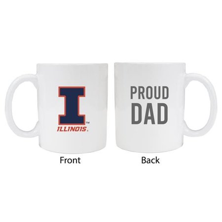 R & R Imports MUG2-C-ILL20 DAD Illinois Fighting Illini Proud Dad White Ceramic Coffee Mug - Pack of 2
R & R Imports MUG2-C-ILL20 DAD Illinois Fighting Illini Proud Dad White Ceramic Coffee Mug - Pack of 2