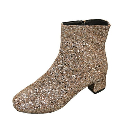 ZIZOCWA Boots for Women Low Heel Women s Trendy Thick Heel Pointed Toe Short Tube Ankle Boots Womens Comfort Booties Wedge Booties for Women Gold Size40
ZIZOCWA Boots for Women Low Heel Women s Trendy Thick Heel Pointed Toe Short Tube Ankle Boots Womens Comfort Booties Wedge Booties for Women Gold Size40