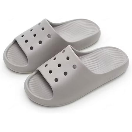 Women Men Pillow Slippers Non-Slip Bathroom Shower Sandals Soft Thick Sole Indoor and Outdoor Slides Grey-7.5-8
Women Men Pillow Slippers Non-Slip Bathroom Shower Sandals Soft Thick Sole Indoor and Outdoor Slides Grey-7.5-8