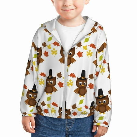 Lukts Colorful maple leaf owl Print Children s Long-Sleeved Sun Protection Clothing Hooded Sweatshirts for Boys and Girls Outdoor Sports-4 Years
Lukts Colorful maple leaf owl Print Children s Long-Sleeved Sun Protection Clothing Hooded Sweatshirts for Boys and Girls Outdoor Sports-4 Years