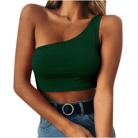 CYMMPU Women Clothing Women s Sexy Bustier Slim Fit Crop Tops Round Neck Tank Streetwear Cropped Tank Summer Shirts Cami Solid Sleeveless Green
CYMMPU Women Clothing Women s Sexy Bustier Slim Fit Crop Tops Round Neck Tank Streetwear Cropped Tank Summer Shirts Cami Solid Sleeveless Green