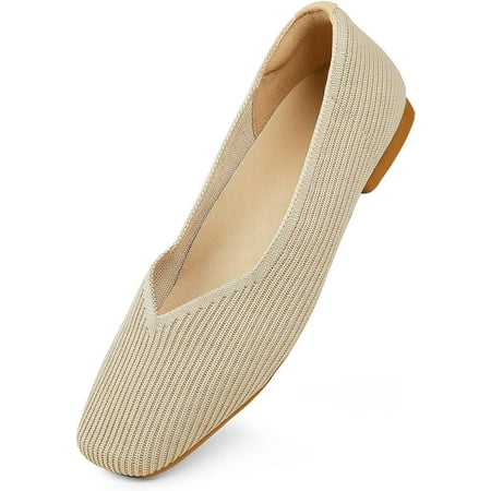 Black Flats Shoes for Women Square Toe Ballet Flats Shoes Washable Comfortable Knit Flats for Women Soft Slip on Black Flats for Dressy Wedding Work Office Casual
Black Flats Shoes for Women Square Toe Ballet Flats Shoes Washable Comfortable Knit Flats for Women Soft Slip on Black Flats for Dressy Wedding Work Office Casual