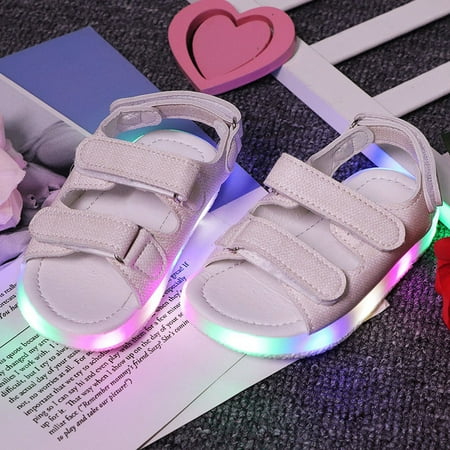 Baby Shoe Baby Summer Shoes Sandal Baby Boys Girls Soft Sole Summer Shoes Comfortable Kids Sandals With LED LightWhite 24
Baby Shoe Baby Summer Shoes Sandal Baby Boys Girls Soft Sole Summer Shoes Comfortable Kids Sandals With LED LightWhite 24