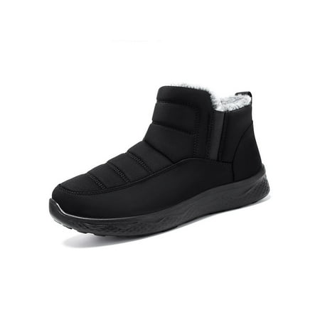 Ritualay Men Non-Slip Plush Lined Boot Comfort Thick Ankle Booties Walking Work Round Toe Warm Casual Shoes Black 6
Ritualay Men Non-Slip Plush Lined Boot Comfort Thick Ankle Booties Walking Work Round Toe Warm Casual Shoes Black 6