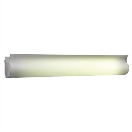 PLC Lighting Fluoron Vanities 2 Light Fluorescent 39W in Aluminum