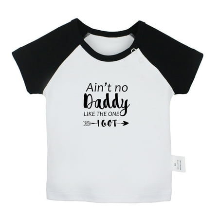 Ain t No Daddy Like The One I Got Funny T shirt For Baby Newborn Babies T-shirts Infant Tops 0-24M Kids Graphic Tees Clothing (Short Black Raglan T-shirt 6-12 Months)
Ain t No Daddy Like The One I Got Funny T shirt For Baby Newborn Babies T-shirts Infant Tops 0-24M Kids Graphic Tees Clothing (Short Black Raglan T-shirt 6-12 Months)