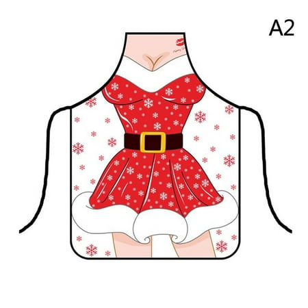 Buytra Funny Kitchen Apron Cooking Baking Party Cleaning Aprons For Christmas Apron