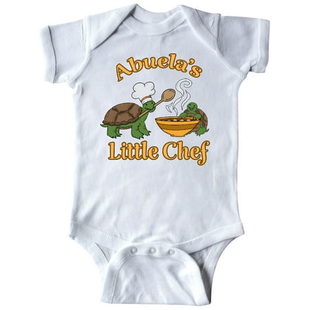 Inktastic Abuela s Little Chef with Cute Turtles Gift Baby Boy or Baby Girl Bodysuit
Inktastic Abuela s Little Chef with Cute Turtles Gift Baby Boy or Baby Girl Bodysuit