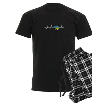 CafePress - Ukraine Ukrainian Flag National Pride Pajamas - Men s Dark Pajamas