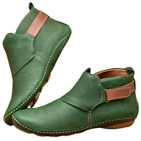 Orthopedic Shoes Vintage Flat Boot Ankle Top Shoes Soft PU Boots TPR Sole Hook & Loop Closure for Women Men 36 Green
Orthopedic Shoes Vintage Flat Boot Ankle Top Shoes Soft PU Boots TPR Sole Hook & Loop Closure for Women Men 36 Green