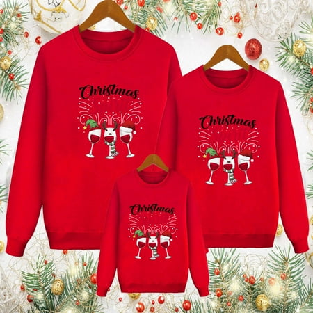 Aligament Christmas Pajamas for Family Red Family Christmas Pjs Matching Sets Matching Family Pullover Sets Merry Christmas Y All Print Crew Neck Pullover for Kids
Aligament Christmas Pajamas for Family Red Family Christmas Pjs Matching Sets Matching Family Pullover Sets Merry Christmas Y All Print Crew Neck Pullover for Kids
