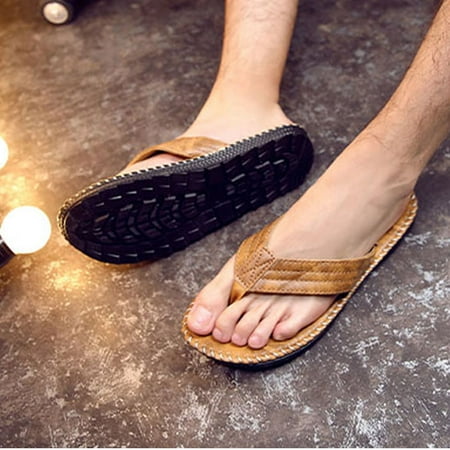 ZTTD Men s Summer Beach Breathable Shoes Sandals Male Slipper Flip-Flops Flat Shoe Coffee
ZTTD Men s Summer Beach Breathable Shoes Sandals Male Slipper Flip-Flops Flat Shoe Coffee