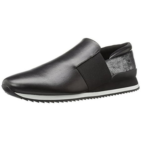 Bella Vita Womens Ezra Leather Metallic Fashion Sneakers