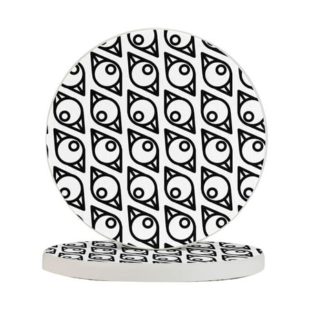 Circular Drink Coasters Set Black And White Abstract Pattern Beautiful Home Decor Diatomite Heat-Resistant Diatomite Protect Table Countertop
Circular Drink Coasters Set Black And White Abstract Pattern Beautiful Home Decor Diatomite Heat-Resistant Diatomite Protect Table Countertop