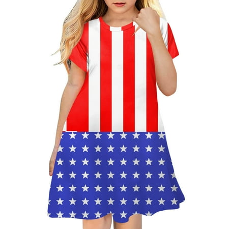 ZRBYWB Kids Toddler Baby Girls Dresses Spring Summer Print Short Sleeve Active Fashion Daily Indoor Outdoor American Independence Day Princess Dress Summer Girl Clothes
ZRBYWB Kids Toddler Baby Girls Dresses Spring Summer Print Short Sleeve Active Fashion Daily Indoor Outdoor American Independence Day Princess Dress Summer Girl Clothes