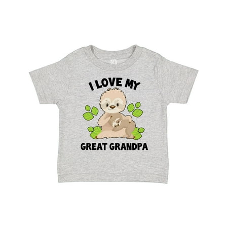 Inktastic Cute Sloth I Love My Great Grandpa with Green Leaves Gift Toddler Boy or Toddler Girl T-Shirt
Inktastic Cute Sloth I Love My Great Grandpa with Green Leaves Gift Toddler Boy or Toddler Girl T-Shirt