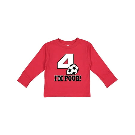Inktastic 4th Birthday Soccer 4 Year Old Gift Toddler Boy or Toddler Girl Long Sleeve T-Shirt
Inktastic 4th Birthday Soccer 4 Year Old Gift Toddler Boy or Toddler Girl Long Sleeve T-Shirt