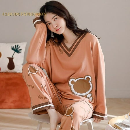 QWZNDZGR Spring Autumn Quality 100%Cotton Elegant Women s Pajama Sets Pyjamas Casual Sleepwear Long Pijama Mujer Nightsuit Home Lounge
QWZNDZGR Spring Autumn Quality 100%Cotton Elegant Women s Pajama Sets Pyjamas Casual Sleepwear Long Pijama Mujer Nightsuit Home Lounge