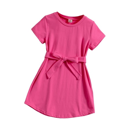 Summer Dresses For Girls Child Shoert Sleeve Solid Bow Tie Summer Beach Sundress Party Princess Formal Dress
Summer Dresses For Girls Child Shoert Sleeve Solid Bow Tie Summer Beach Sundress Party Princess Formal Dress