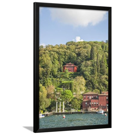 Beautiful Houses along Bosporus Framed Print Wall Art By Guido Cozzi